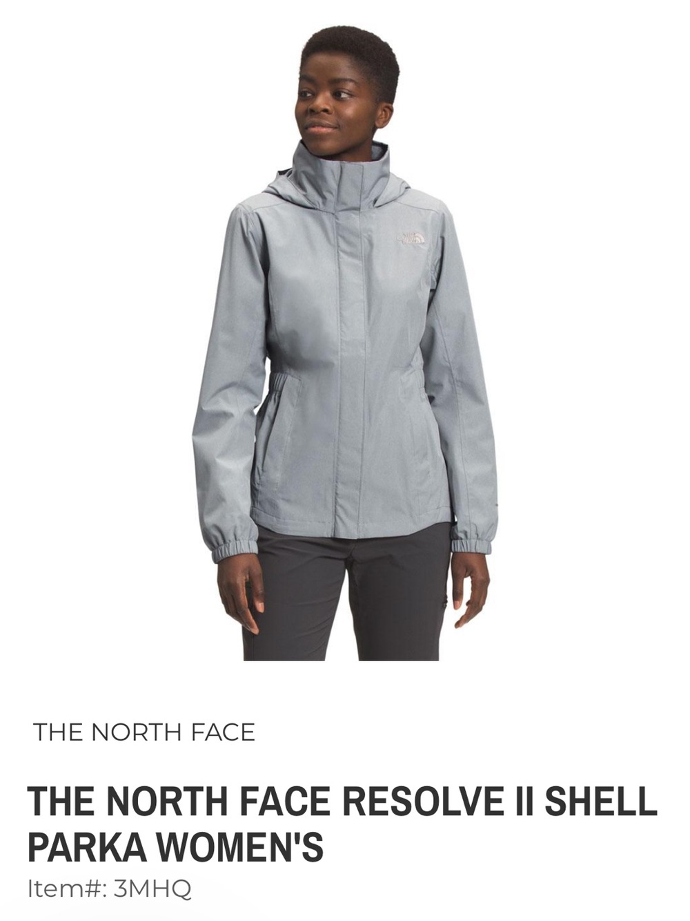 The North Face Women's Resolve II Shell Jacket - Light Gray
